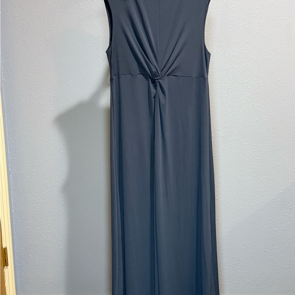 Old Navy “The Occasion” Sleeveless Twist-Front Maxi Dress in Navy - Picture 2 of 7